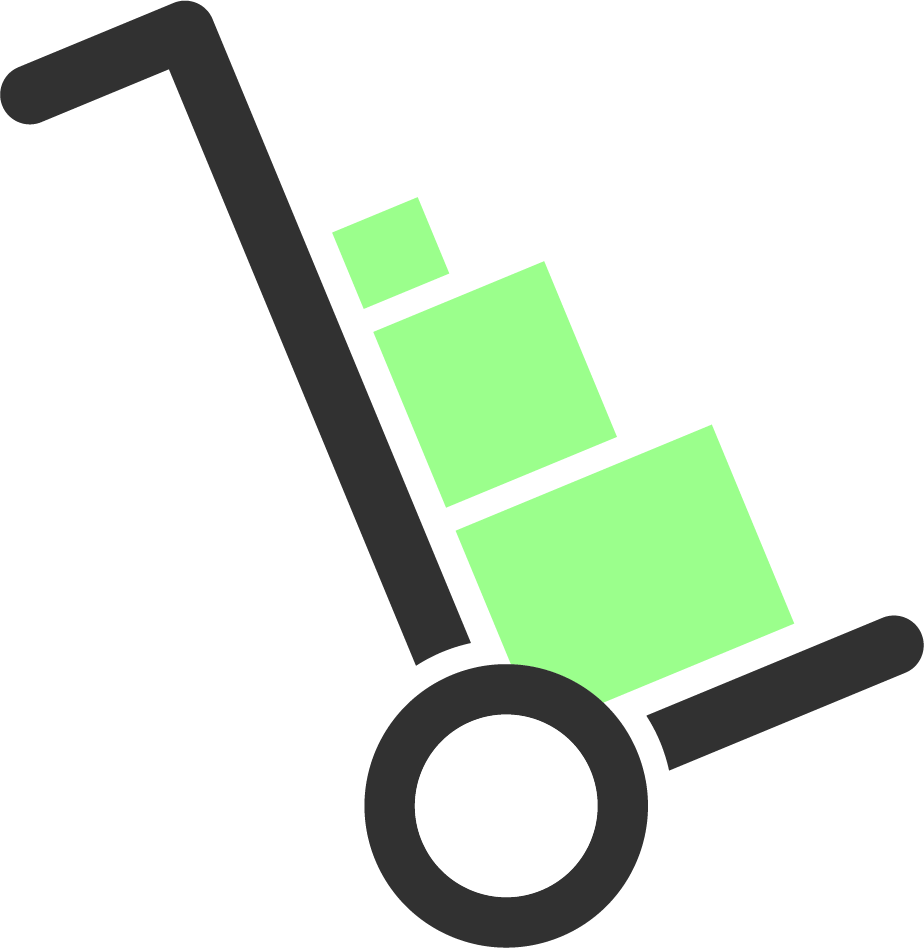 Loading trolley icon