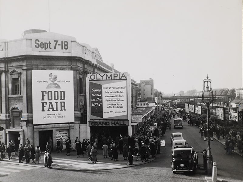Olympia London Food Fair 1954