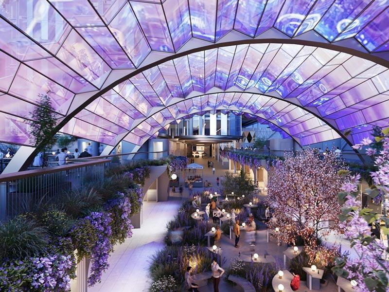 Olympia destination eateries and restaurants within the sky garden