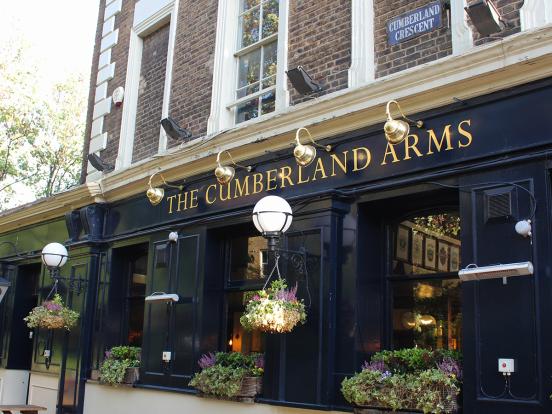 The Cumberland Arms exterior