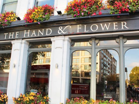 The Hand & Flower Pub exterior
