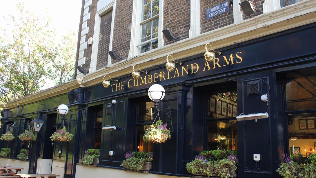 The Cumberland Arms exterior
