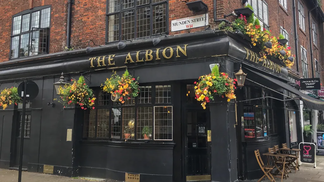 The Albion pub exterior
